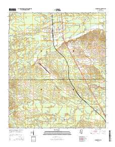 Shuqualak 2015 topographic map thumbnail