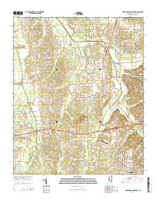Northwest Pontotoc 2015 topographic map thumbnail