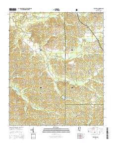 Tillatoba 2015 topographic map thumbnail