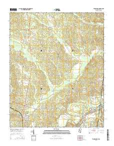 Tishomingo 2015 topographic map thumbnail