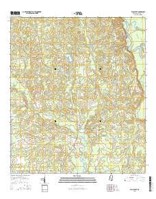 Vancleave 2015 topographic map thumbnail