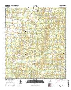 Terry NW 2015 topographic map thumbnail