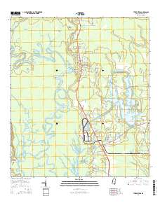 Three Rivers 2015 topographic map thumbnail