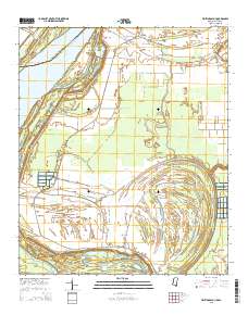 Whiting Bayou 2015 topographic map thumbnail