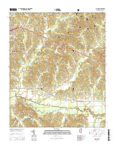 Yocona 2015 topographic map thumbnail