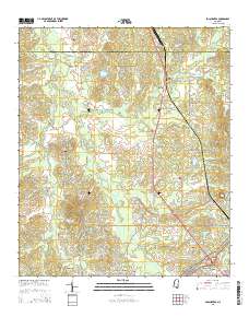 Pocahontas 2015 topographic map thumbnail