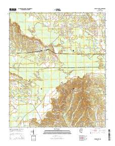 Cedar Bluff 2015 topographic map thumbnail