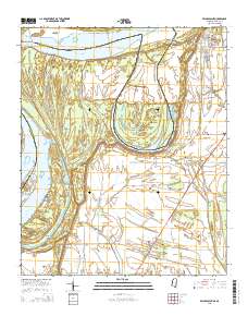 Friars Point 2015 topographic map thumbnail