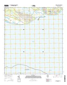 Gautier South 2015 topographic map thumbnail