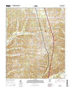 Sardis 2015 topographic map thumbnail