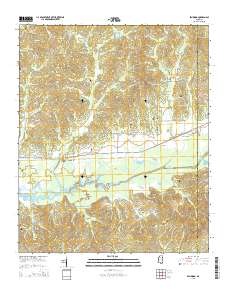 Benwood 2015 topographic map thumbnail