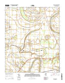 Shellmound 2015 topographic map thumbnail