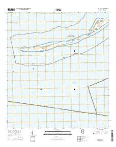 Ship Island 2015 topographic map thumbnail