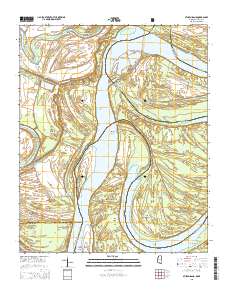 Stubbs Island 2015 topographic map thumbnail