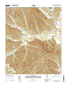 Southeast Pontotoc 2015 topographic map thumbnail