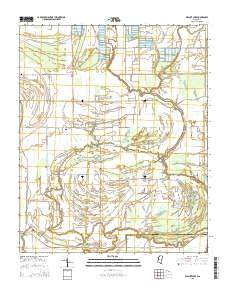 Walnut Lake 2015 topographic map thumbnail
