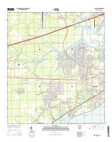 Waveland 2015 topographic map thumbnail
