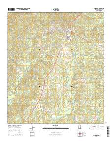 Woodville 2015 topographic map thumbnail