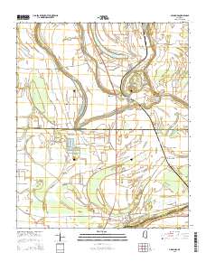 Glendora 2015 topographic map thumbnail