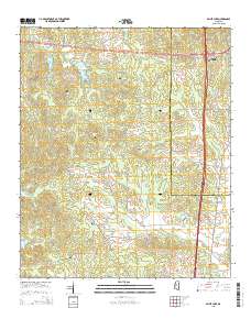 Bailey Lake 2015 topographic map thumbnail