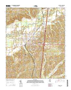 Batesville 2015 topographic map thumbnail