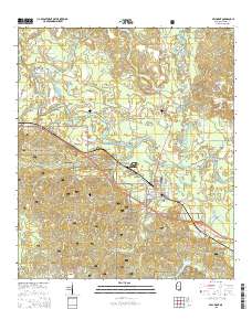 Beaumont 2015 topographic map thumbnail