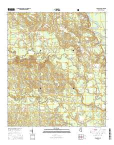 Benndale 2015 topographic map thumbnail
