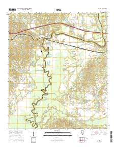 Bovina 2015 topographic map thumbnail