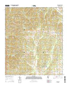 Benton 2015 topographic map thumbnail