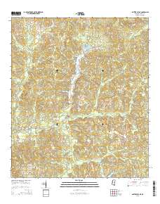 Baxterville NE 2015 topographic map thumbnail