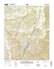 Booneville 2015 topographic map thumbnail