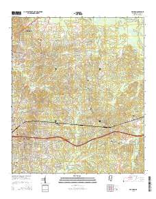 Brandon 2015 topographic map thumbnail
