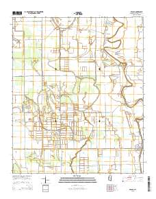 Arcola 2015 topographic map thumbnail