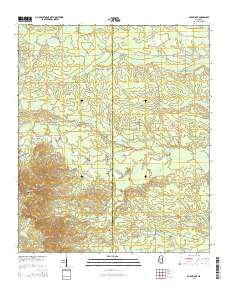 Barge Lake 2015 topographic map thumbnail
