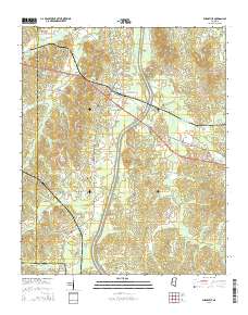 Burnsville 2015 topographic map thumbnail