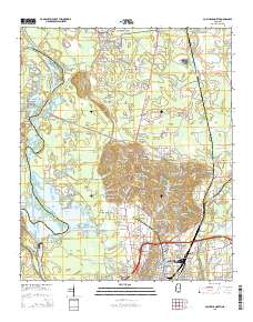 Columbus North 2015 topographic map thumbnail