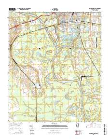 Columbus South 2015 topographic map thumbnail
