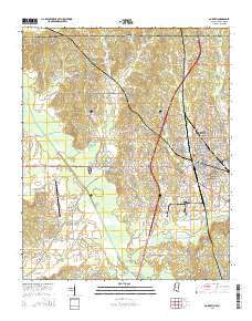 Corinth 2015 topographic map thumbnail