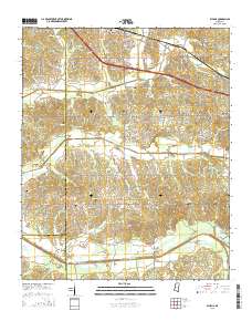Byhalia 2015 topographic map thumbnail
