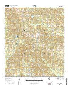 Browns Lake 2015 topographic map thumbnail