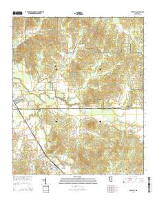 Duck Hill 2015 topographic map thumbnail