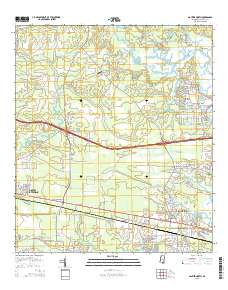 Gautier North 2015 topographic map thumbnail