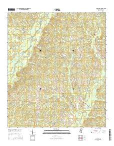 Gillsburg 2015 topographic map thumbnail