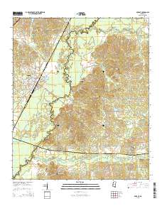Durant 2015 topographic map thumbnail