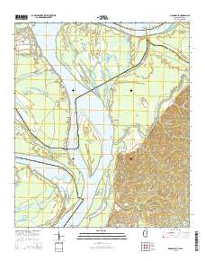 Grand Gulf 2015 topographic map thumbnail