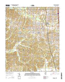 Horn Lake 2015 topographic map thumbnail