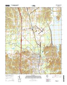 Grenada 2015 topographic map thumbnail