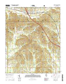 Hickory Flat 2015 topographic map thumbnail