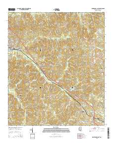 Mendenhall East 2015 topographic map thumbnail