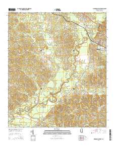 Mendenhall West 2015 topographic map thumbnail